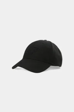 Online Czapka Z Daszkiem STRAPBACK Uniseks Czarna WAW24ACABU314-20S Okrycia Głowy