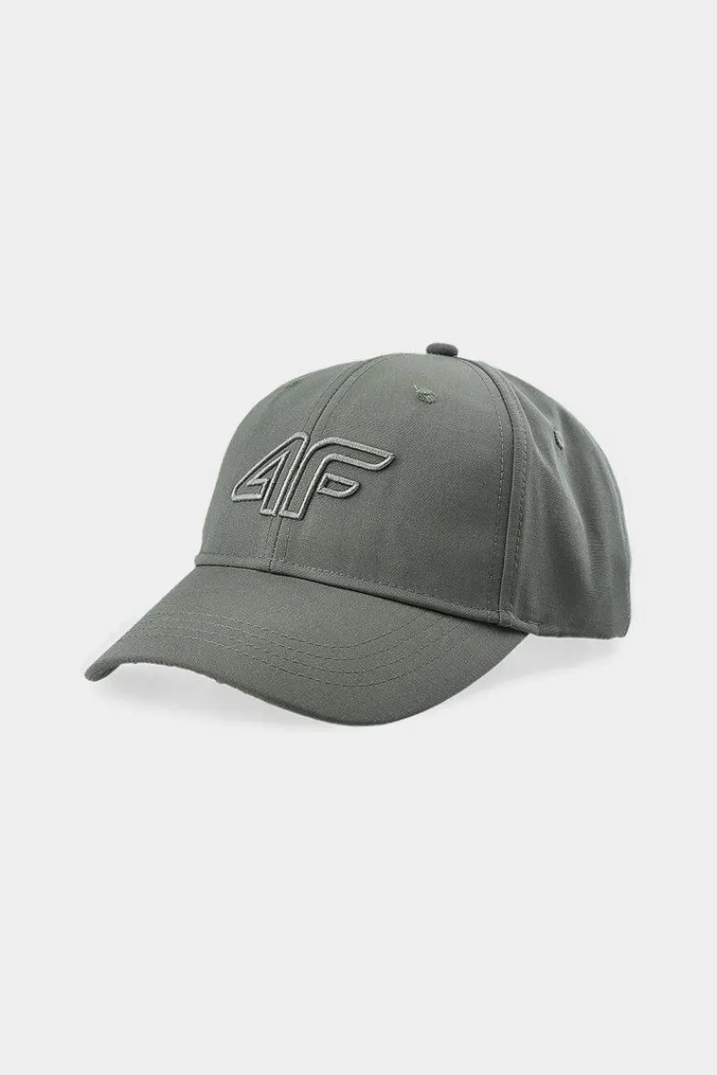 Sale 4F Czapka Z Daszkiem STRAPBACK Uniseks Khaki WAW24ACABU314-43S