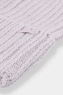 Discount Czapka Zimowa Z Dodatkiem Materiałów Z Recyklingu AW23ACAPF294-52S Fioletowa Okrycia Głowy