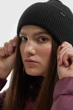 Okrycia Głowy></noscript>4F Czapka Zimowa Z Dodatkiem Materiałów Z Recyklingu AW23ACAPF288-20S Czarna