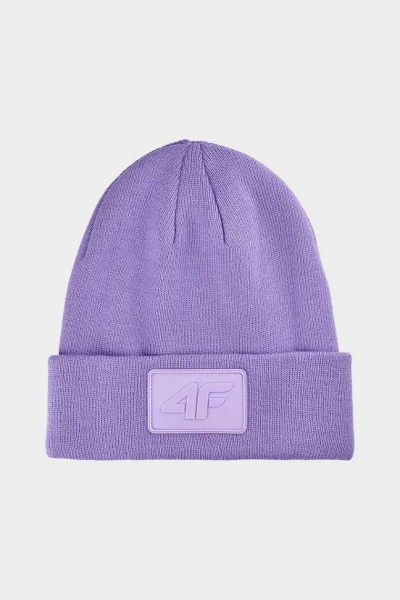 Clearance 4F Czapka Zimowa Uniseks WAW24ACAPU433-52S Fioletowa