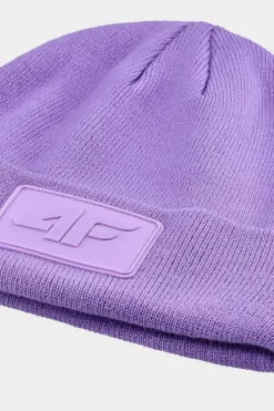 Clearance 4F Czapka Zimowa Uniseks WAW24ACAPU433-52S Fioletowa