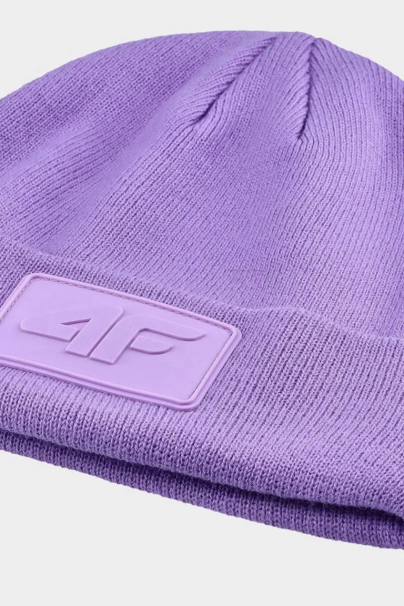 Clearance 4F Czapka Zimowa Uniseks WAW24ACAPU433-52S Fioletowa