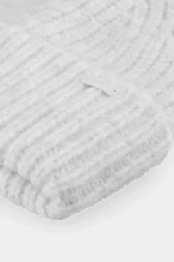 New Czapka Zimowa Z Dodatkiem Wełny Damska AW23ACAPF290-27M Szara Okrycia Głowy