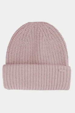 Clearance Czapka Zimowa Z Dodatkiem Wełny Damska AW23ACAPF290-56S Różowa Okrycia Głowy