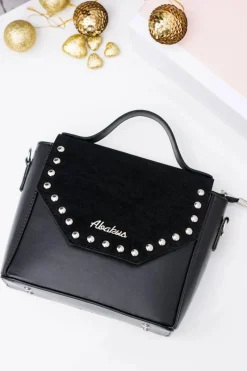 Outlet Boto Czarna Damska Elegancka Torebka Kuferek