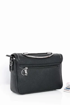 Czarna Damska Elegancka Torebka Listonoszka Listonoszki