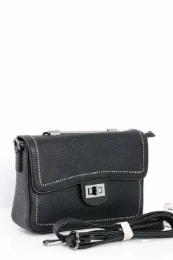 Czarna Damska Elegancka Torebka Listonoszka Listonoszki