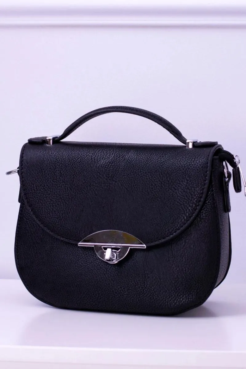 Hot Czarna Damska Torebka Listonoszka Kuferek Torebki Kuferki