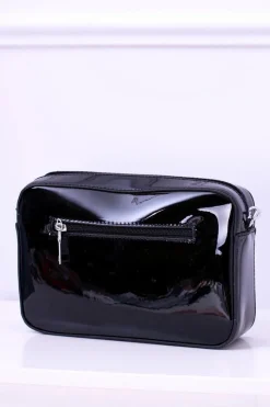 Online Boto Czarna Lakierowana Torebka Damska Not Scared