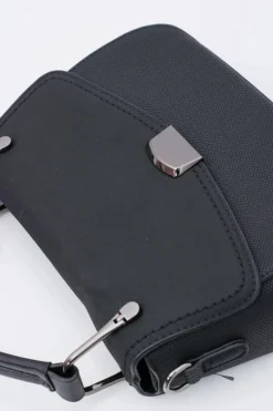 Clearance Czarna Torebka Damska Kuferek Torebki Kuferki