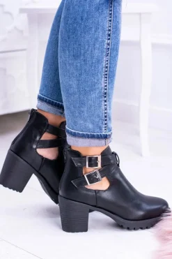 Botki Na Słupku|Czarne Botki><noscript><img width=