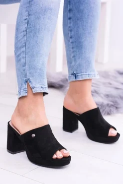 Klapki Na Obcasie|Klapki Damskie Klasyczne><noscript><img width=