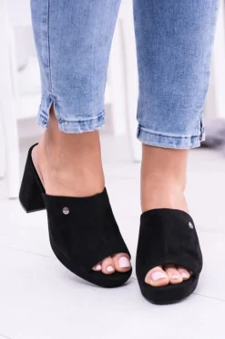 Klapki Na Obcasie|Klapki Damskie Klasyczne><noscript><img width=