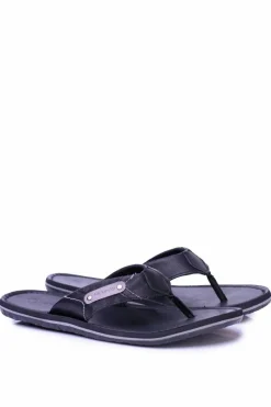 Klapki Męskie Japonki>Boto Czarne Lekkie Klapki Japonki Ayumu