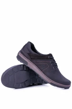 Sale Boto Czarne Męskie Półbuty Casual Ventrillo