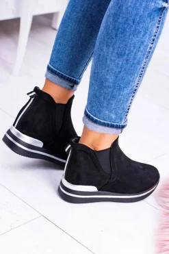 Botki Na Koturnie|Czarne Botki><noscript><img width=