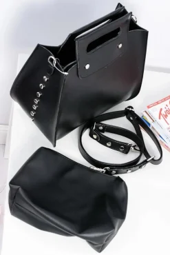 Sale Boto Czarny Damski Kuferek Torebka Na Ramię Do Ręki