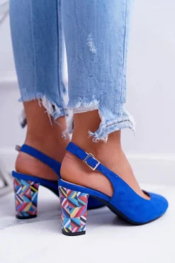 Czółenka Zamszowe|Czółenka Na Słupku><noscript><img width=