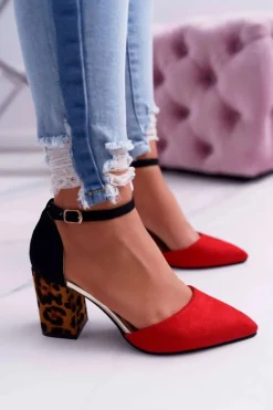 Czółenka Zamszowe|Czółenka Na Słupku><noscript><img width=