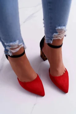 Czółenka Zamszowe|Czółenka Na Słupku><noscript><img width=