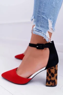 Czółenka Zamszowe|Czółenka Na Słupku><noscript><img width=