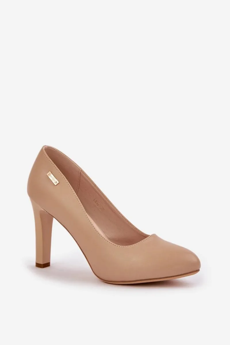 Sale Czółenka Damskie Na Słupku Sergio Leone Coffe Campbell Damskie Czółenka Na Słupku|Czółenka Klasyczne