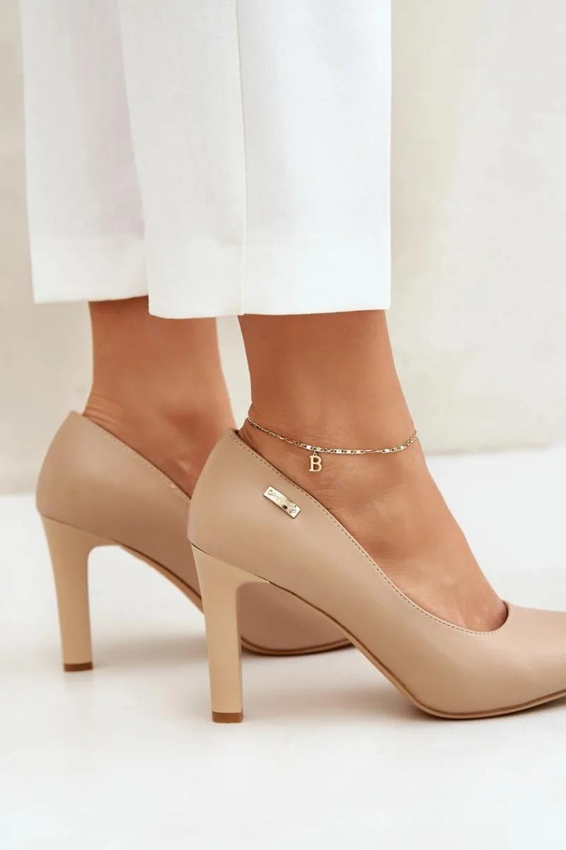 Sale Czółenka Damskie Na Słupku Sergio Leone Coffe Campbell Damskie Czółenka Na Słupku|Czółenka Klasyczne