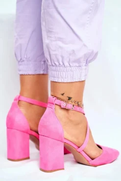 Czółenka Zamszowe|Czółenka Na Słupku><noscript><img width=