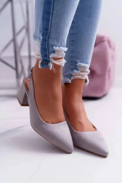 Czółenka Zamszowe|Czółenka Na Słupku><noscript><img width=