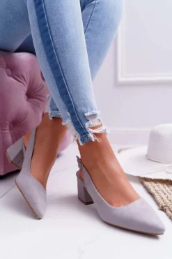 Czółenka Zamszowe|Czółenka Na Słupku><noscript><img width=