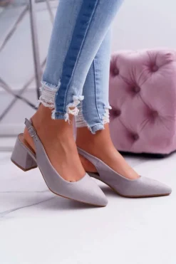 Czółenka Zamszowe|Czółenka Na Słupku><noscript><img width=