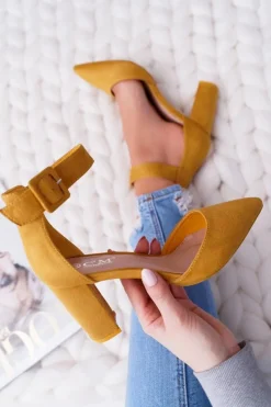 Czółenka Zamszowe|Czółenka Na Słupku><noscript><img width=