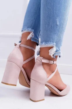 Czółenka Zamszowe|Czółenka Na Słupku><noscript><img width=