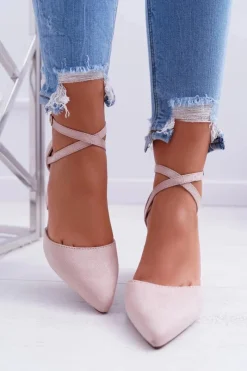 Czółenka Zamszowe|Czółenka Na Słupku><noscript><img width=