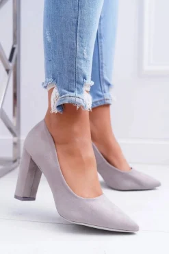 Czółenka Zamszowe|Czółenka Na Słupku><noscript><img width=