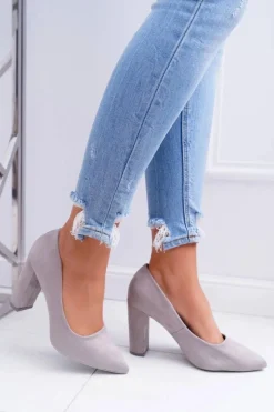 Czółenka Zamszowe|Czółenka Na Słupku><noscript><img width=