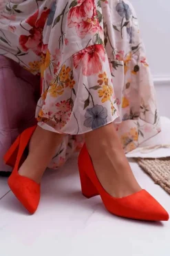 Czółenka Zamszowe|Czółenka Na Słupku><noscript><img width=