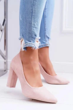 Czółenka Zamszowe|Czółenka Na Słupku><noscript><img width=