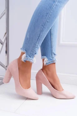 Czółenka Zamszowe|Czółenka Na Słupku><noscript><img width=