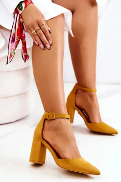 Czółenka Zamszowe|Czółenka Na Słupku><noscript><img width=