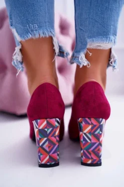 Czółenka Zamszowe|Czółenka Na Słupku><noscript><img width=