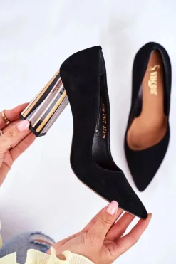 Czółenka Zamszowe|Czółenka Na Słupku><noscript><img width=