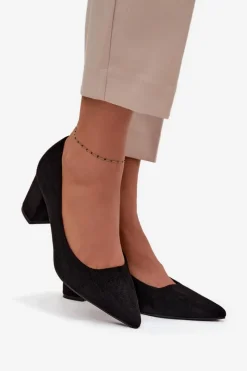 Czółenka Zamszowe|Czółenka Na Słupku><noscript><img width=