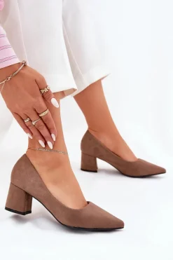 Czółenka Zamszowe|Czółenka Na Słupku><noscript><img width=