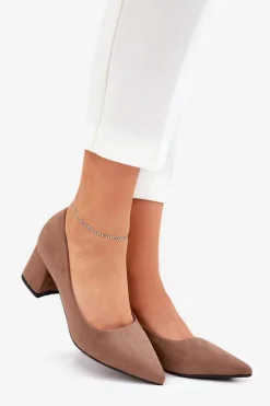 Czółenka Zamszowe|Czółenka Na Słupku><noscript><img width=