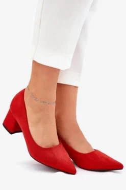 Czółenka Zamszowe|Czółenka Na Słupku><noscript><img width=