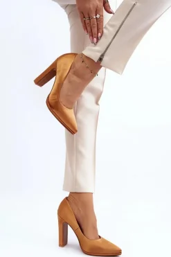 Best Czółenka Na Słupku Camel Piatti Damskie Czółenka Klasyczne