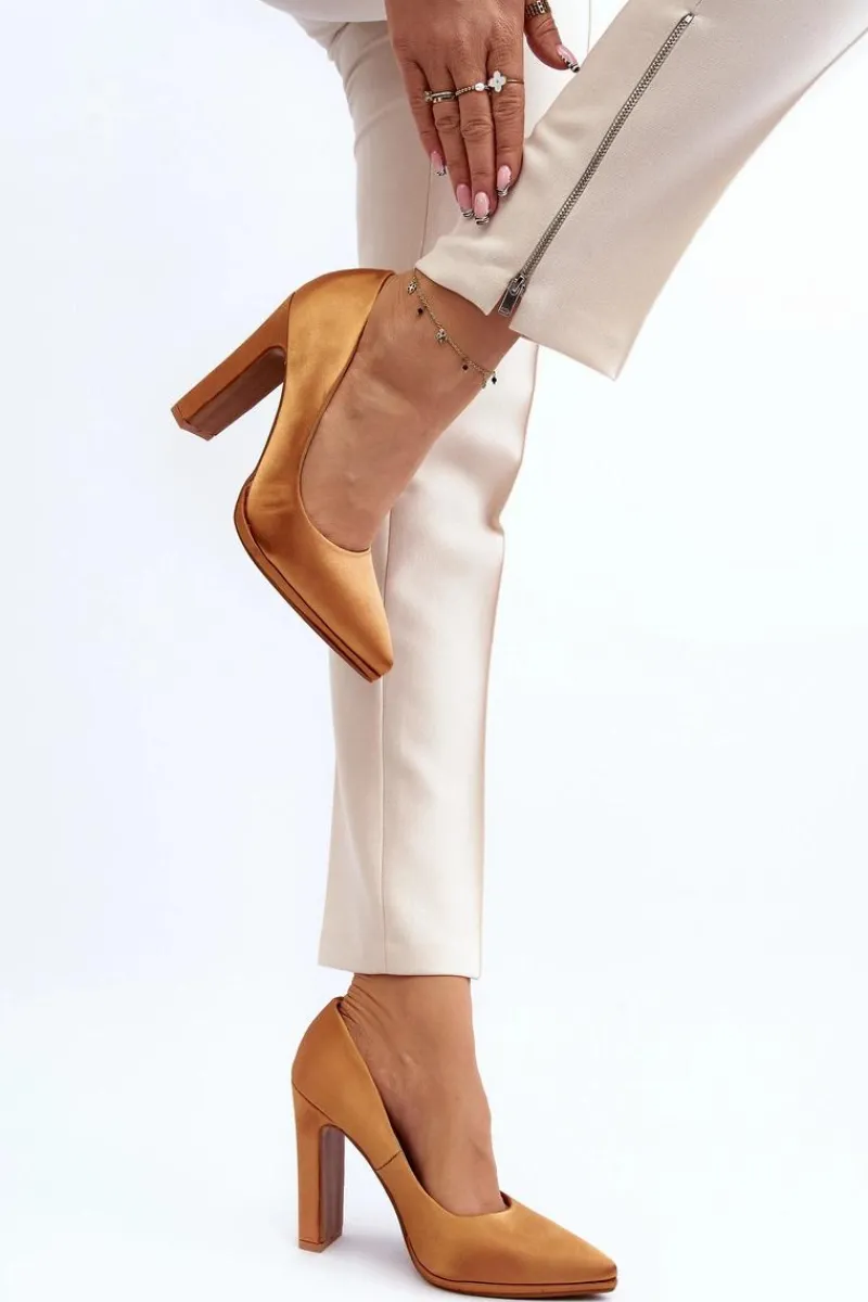 Best Czółenka Na Słupku Camel Piatti Damskie Czółenka Klasyczne