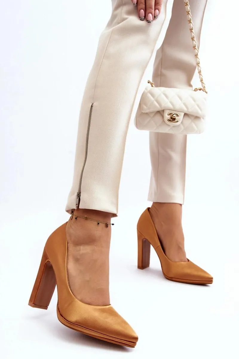 Best Czółenka Na Słupku Camel Piatti Damskie Czółenka Klasyczne